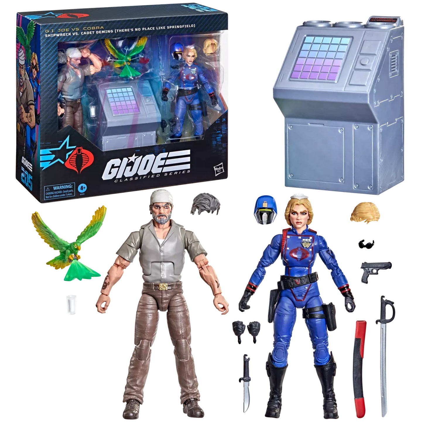 G.I. Joe Classified Series #205 Shipwreck vs. Cadet Deming 2-Pack – SDCC 2026 Exclusive