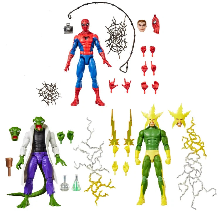 Marvel Legends Spider-Man, Lizard & Electro 3-Pack – SDCC 2026 Exclusive