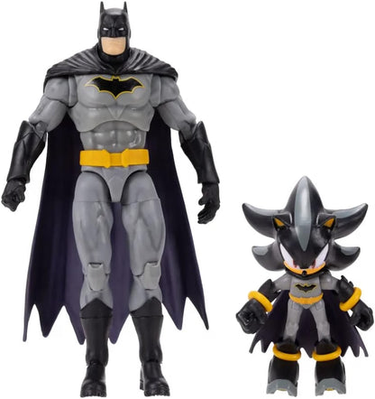Sonic x DC Shadow as Batman and Batman 2-Piece Action Figure Set