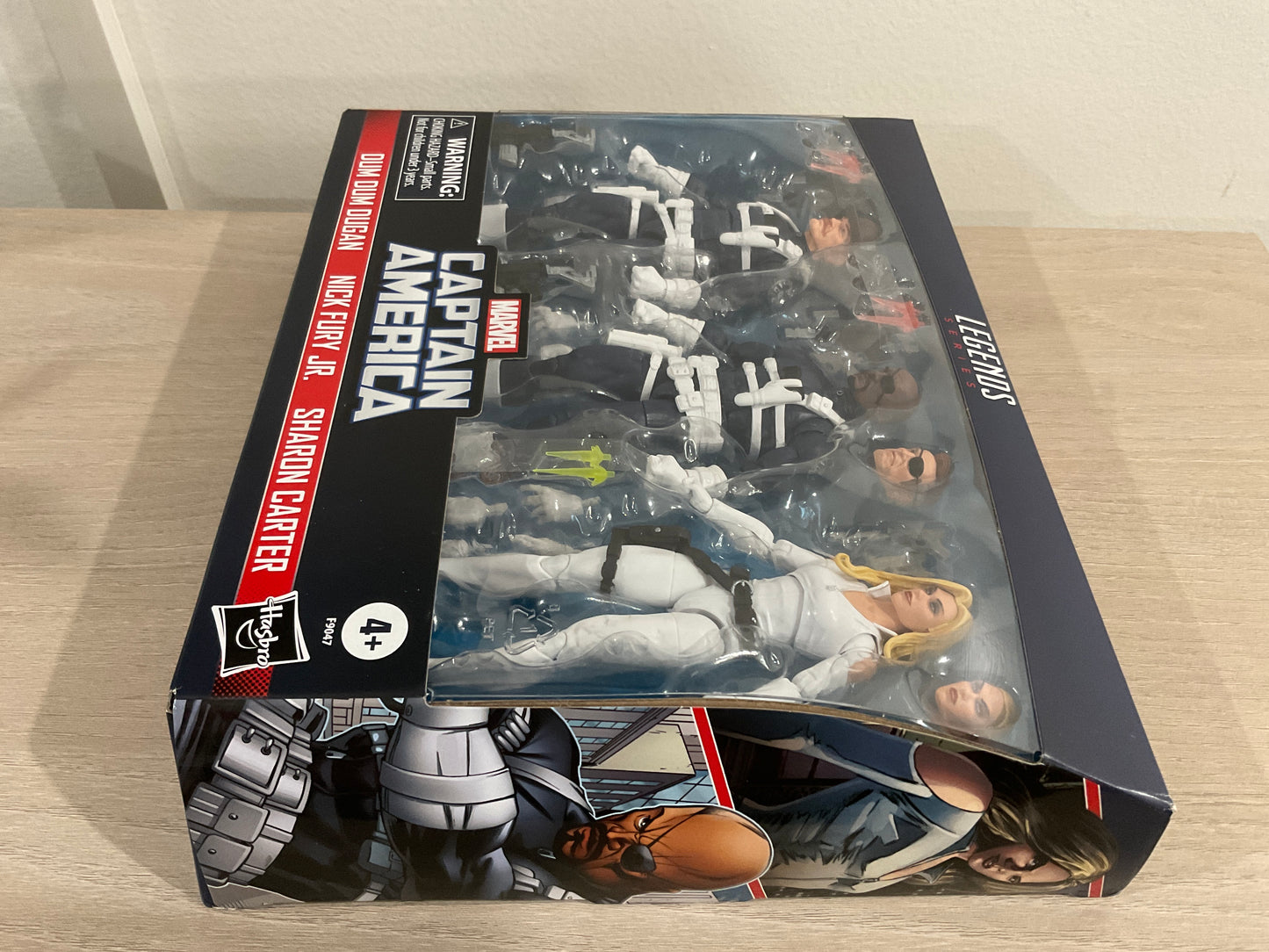 Marvel Legends Series S.H.I.E.L.D. 3-Pack – Dum Dum Dugan, Sharon Carter & Nick Fury Jr. 6" Figures (Damaged Packaging 8)