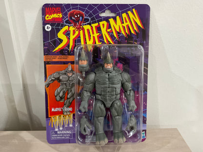 Marvel Legends Retro Collection — Marvel’s Rhino (Spider-Man) 6″ Figure - Re-Issue