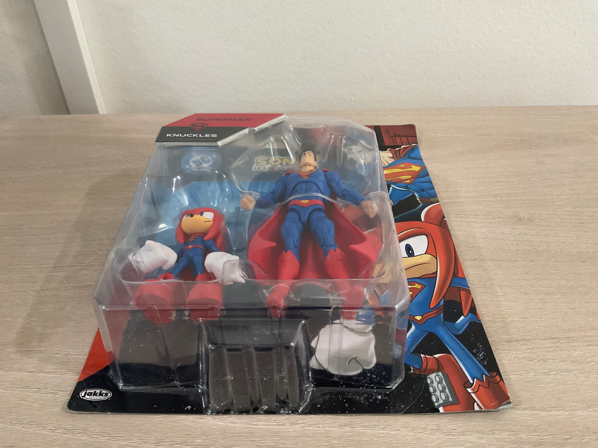 Sonic x DC Knuckles as Superman & Superman Ultimate Hero Pack 2-Piece Action Figure Set