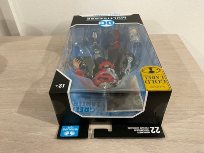DC Multiverse Cyborg Superman 7" Action Figure (Revenge of the Green Lantern) – Gold Label (Substandard)