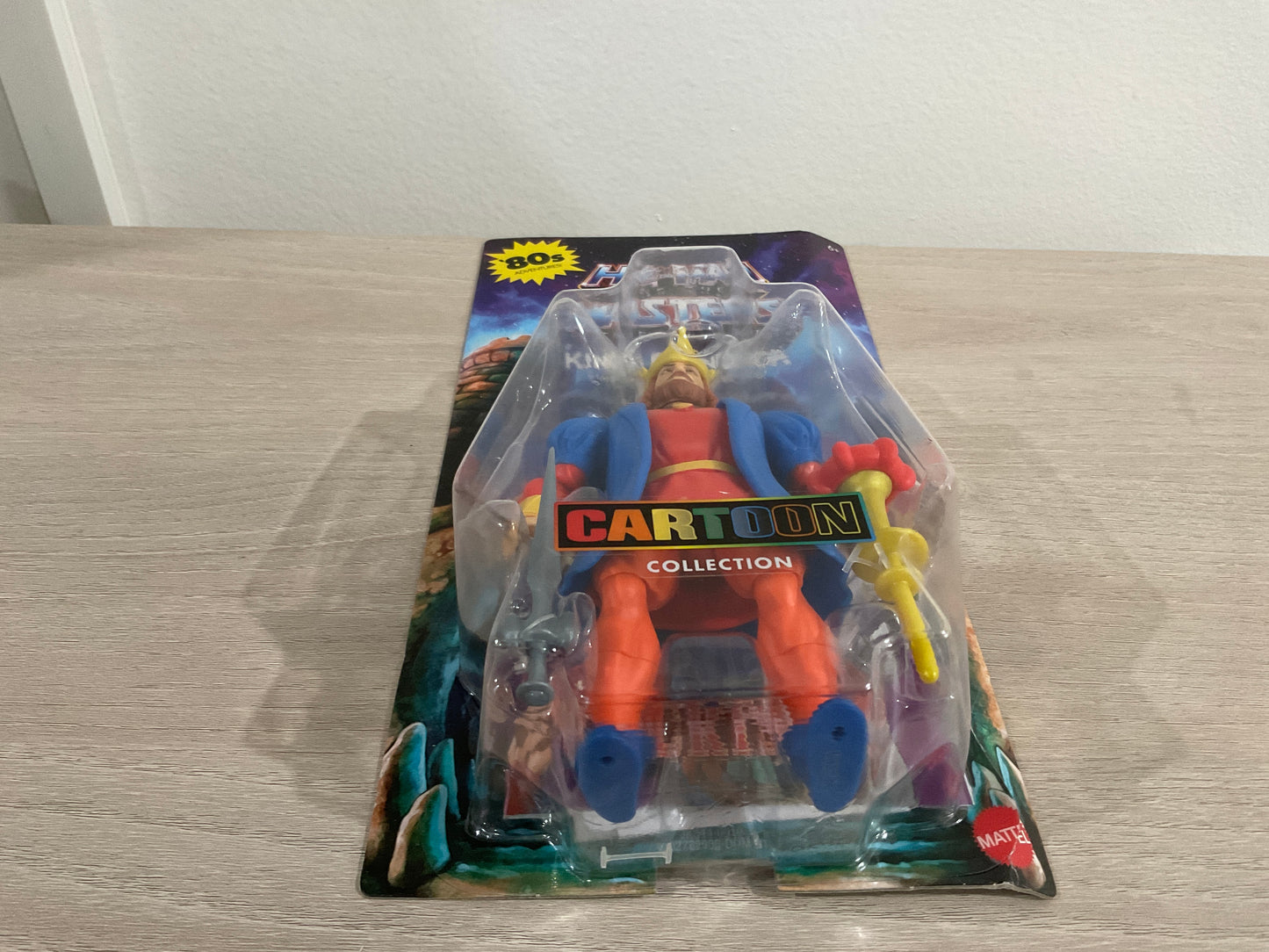 Masters of the Universe Origins King Randor Cartoon Collection 5.5-Inch Figure Mattel - Substandard Card 1