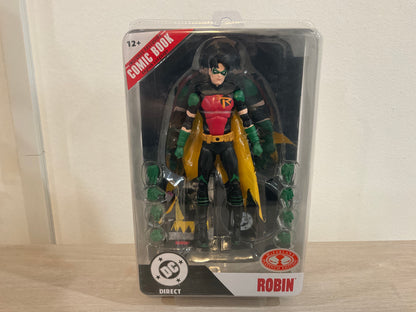 DC Direct Robin Tim Drake (Nightwing #81) Red Platinum 7" Action Figure with Comic