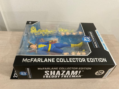 DC Multiverse McFarlane Collector Edition #55 Shazam Freddy Freeman 7-In Figure