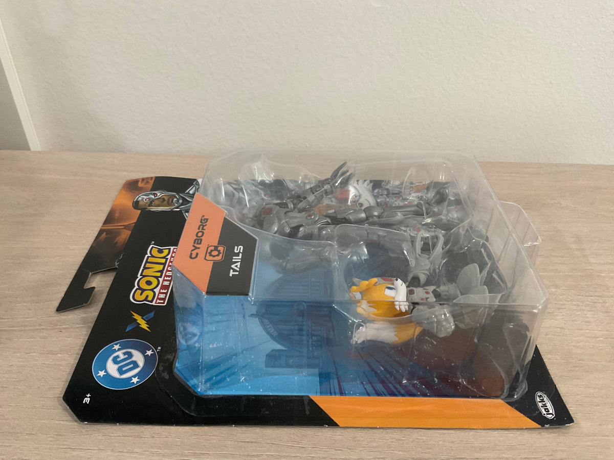 Sonic x DC Tails as Cyborg & Cyborg 2-Piece Action Figure Set