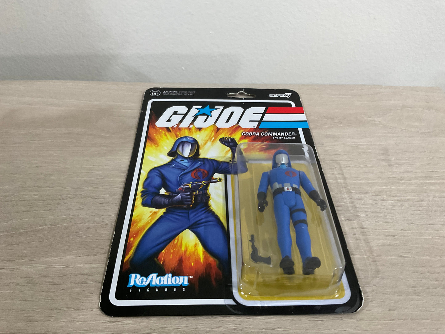 G.I. Joe ReAction+ Cobra Commander (Cartoon) 3.75-Inch Action Figure – Super7 (Substandard 1)
