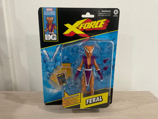 Marvel Legends Series Feral (X-Force & X-Men Comics-Inspired) – 6-Inch Action Figure - Substandard Card 1