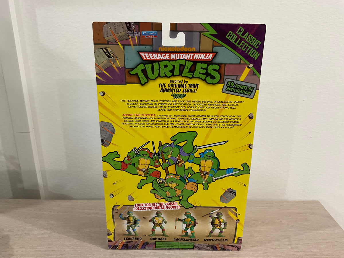Teenage Mutant Ninja Turtles Classic Collection Original Series Donatello 6" Action Figure – Playmates Toys