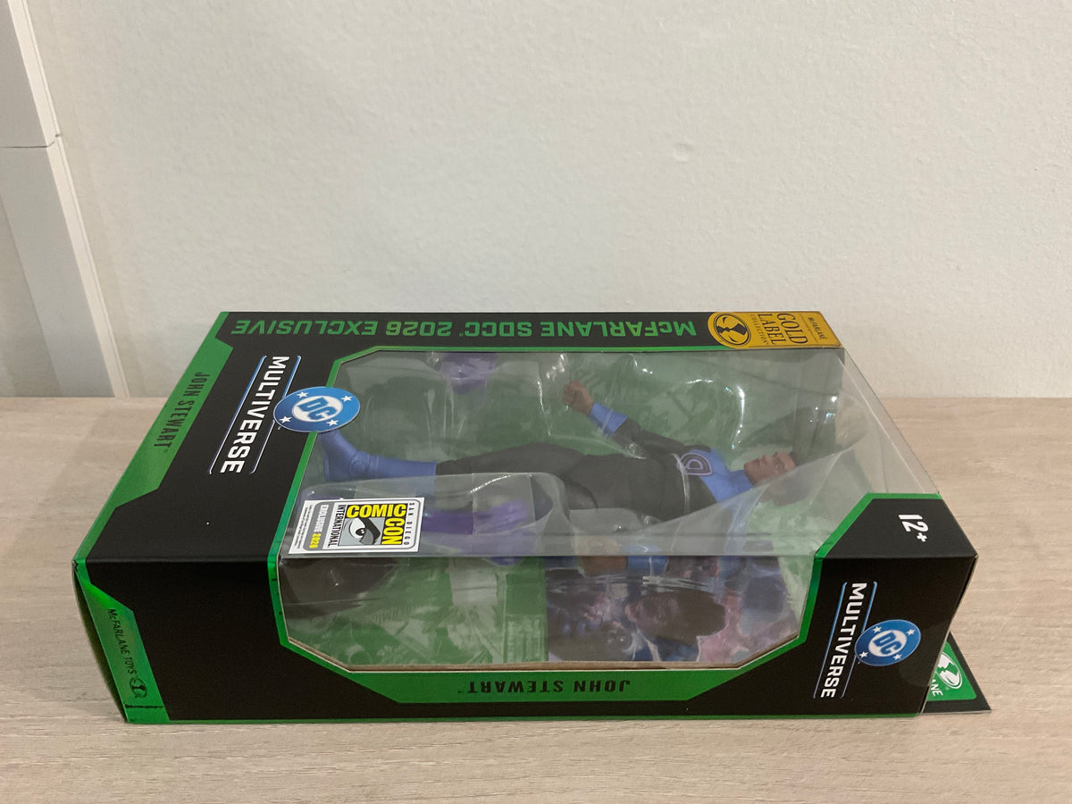 DC Multiverse John Stewart (Ultraviolet Lantern) Gold Label 7" Action Figure - 2026 SDCC Exclusive