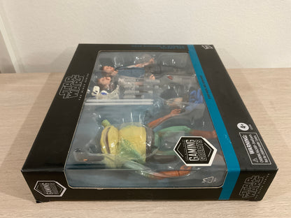 Star Wars The Black Series Cal Kestis, BD-1, Turgle & Skoova Stev – Jedi: Survivor Gaming Greats 6-Inch Action Figure Multipack