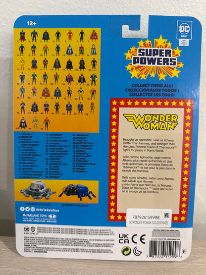 DC Super Powers Wave 9 Wonder Woman Gold 4.5" Figure