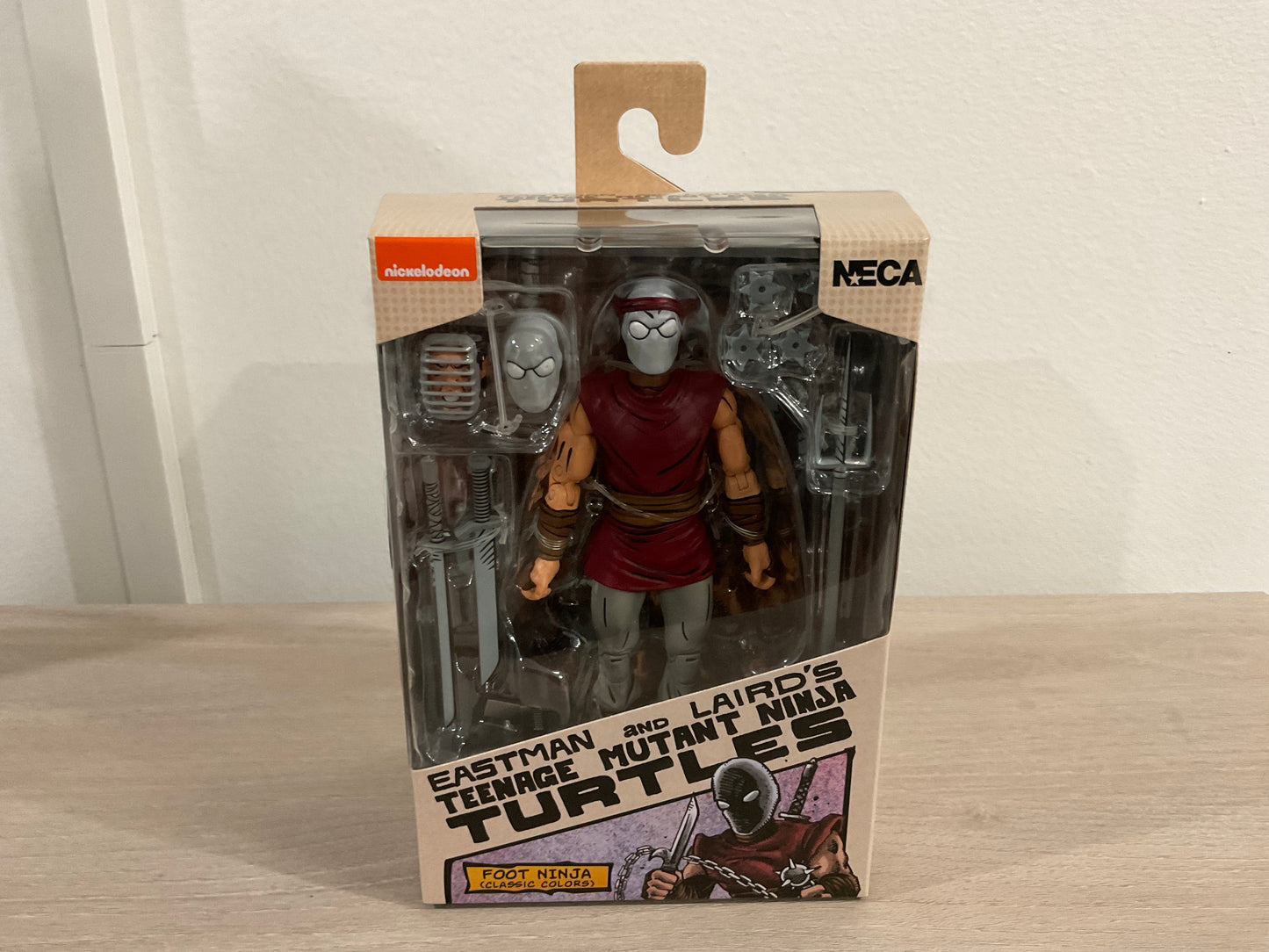 NECA Teenage Mutant Ninja Turtles Mirage Comics Foot Ninja Classic Colors 7-Inch Action Figure