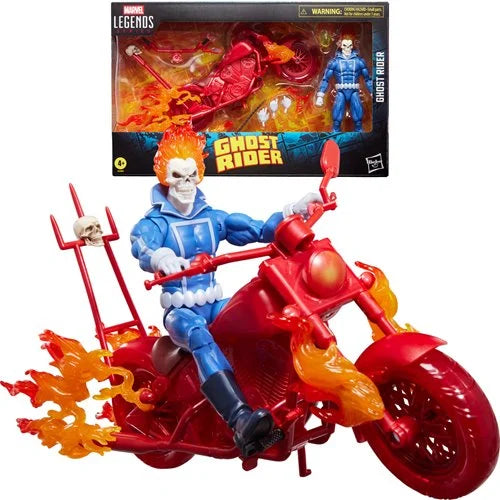 Marvel Legends Ghost Rider Johnny Blaze with Motorcycle 6-In Figure