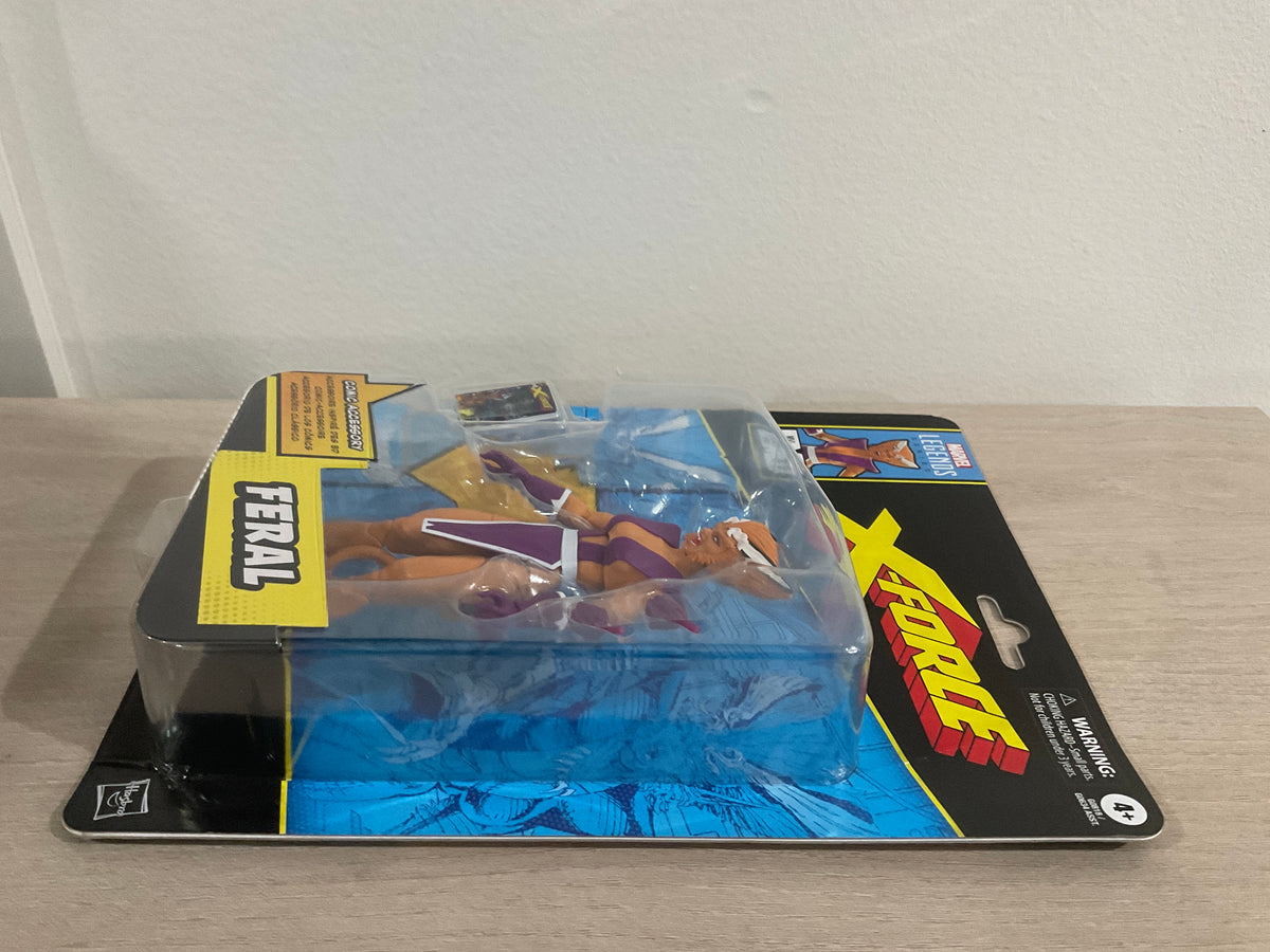 Marvel Legends Series Feral (X-Force & X-Men Comics-Inspired) – 6-Inch Action Figure - Substandard Card 3 Copy)