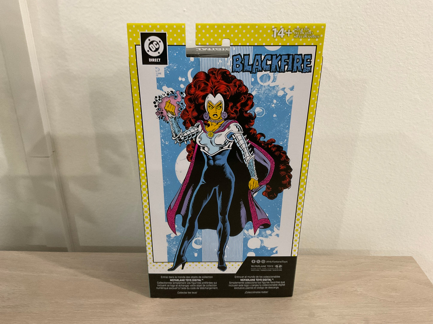 Blackfire (The New Teen Titans) 7-Inch Action Figure with McFarlane Toys Digital Collectible
