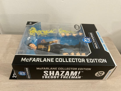 DC Multiverse McFarlane Collector Edition #55 Shazam Freddy Freeman 7-In Figure - Platinum Chase