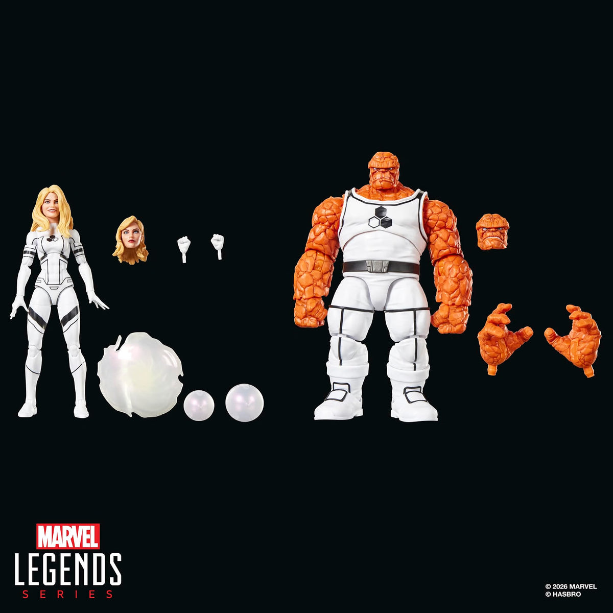 Marvel Legends Series Future Foundation The Thing & Invisible Woman 6" Action Figure 2-Pack