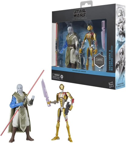 Star Wars The Black Series Dagan Gera & BX Droid (Hybrid) Jedi: Survivor Gaming Greats 6-Inch Action Figure 2-Pack