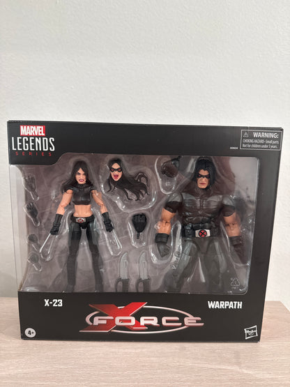X-Force Marvel Legends Warpath and X-23 Action Figure 2-Pack