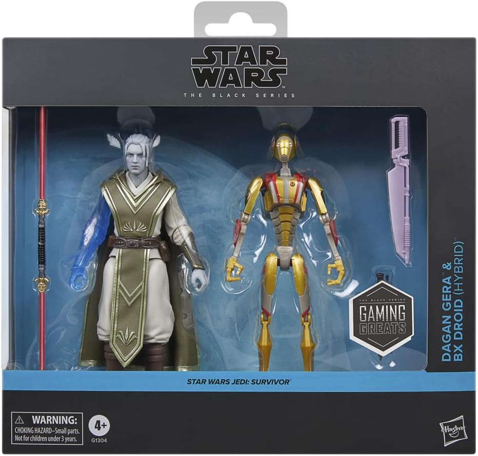 Star Wars The Black Series Dagan Gera & BX Droid (Hybrid) Jedi: Survivor Gaming Greats 6-Inch Action Figure 2-Pack