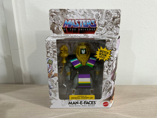 Masters of the Universe Origins Sketchbook Series Man-E-Faces 5.5-Inch Action Figure