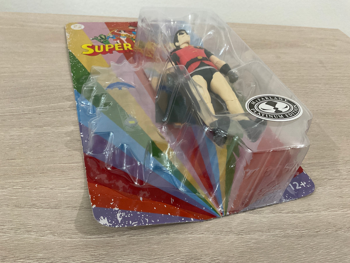 McFarlane DC Retro Super Friends Evil Robin Platinum Edition 6-Inch Action Figure - Substandard Card