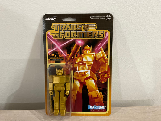 Transformers ReAction Figures Wave 1 Optimus Prime (Golden Lagoon) Action Figure