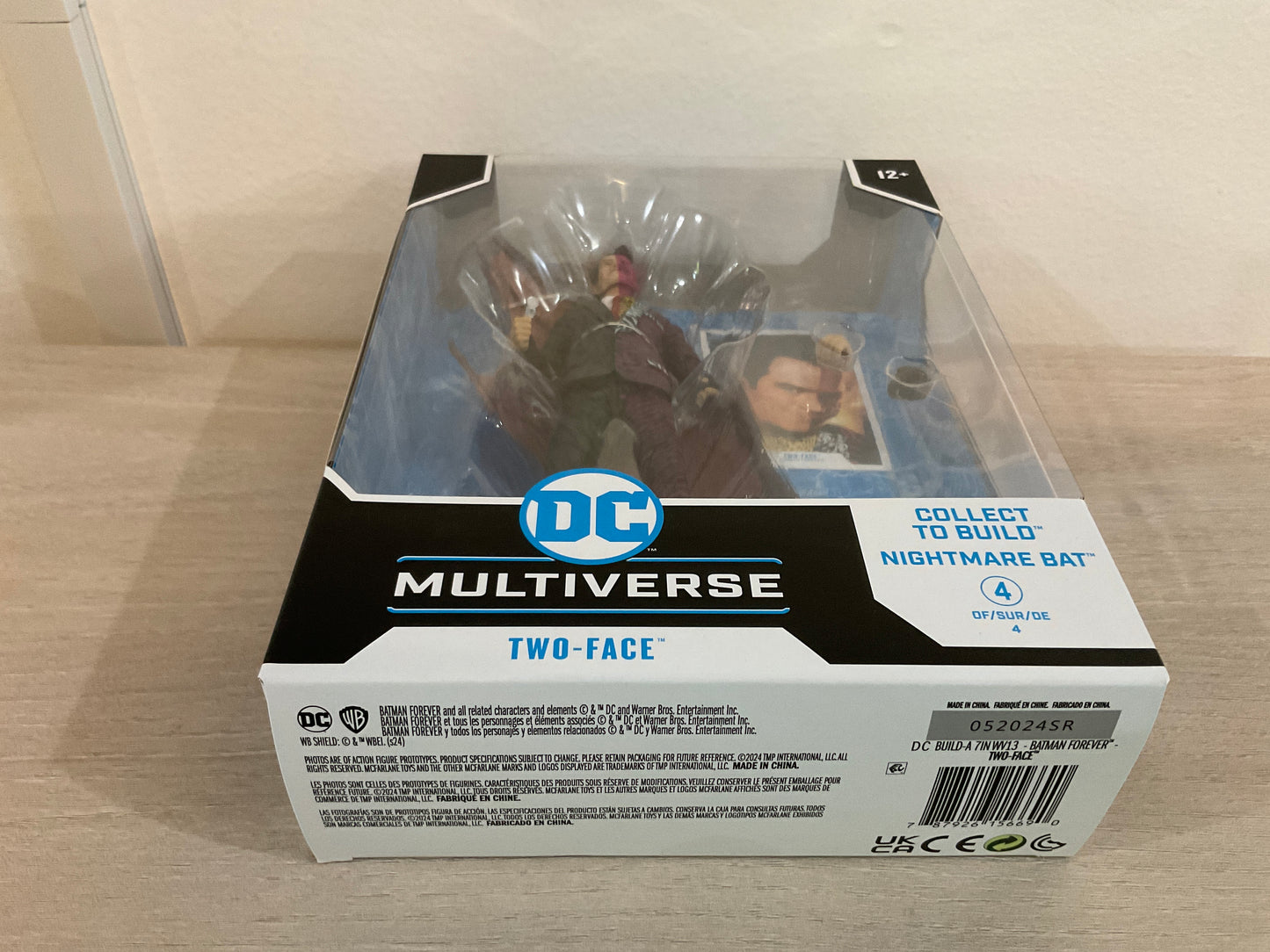 McFarlane DC Multiverse Batman Forever Two-Face 7-Inch Action Figure – Nightmare Bat BAF (Minor Substandard Card)