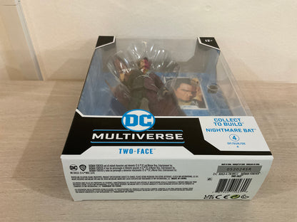 McFarlane DC Multiverse Batman Forever Two-Face 7-Inch Action Figure – Nightmare Bat BAF (Minor Substandard Card)