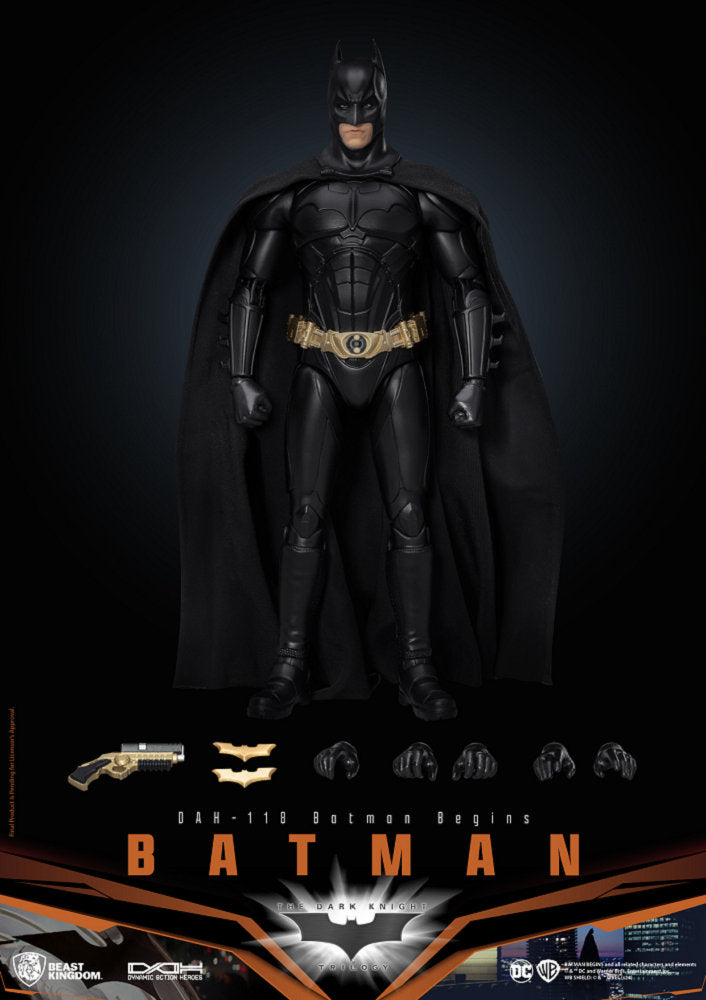 Beast Kingdom Batman Begins Dynamic 8ction Heroes DAH-118 Batman Action Figure