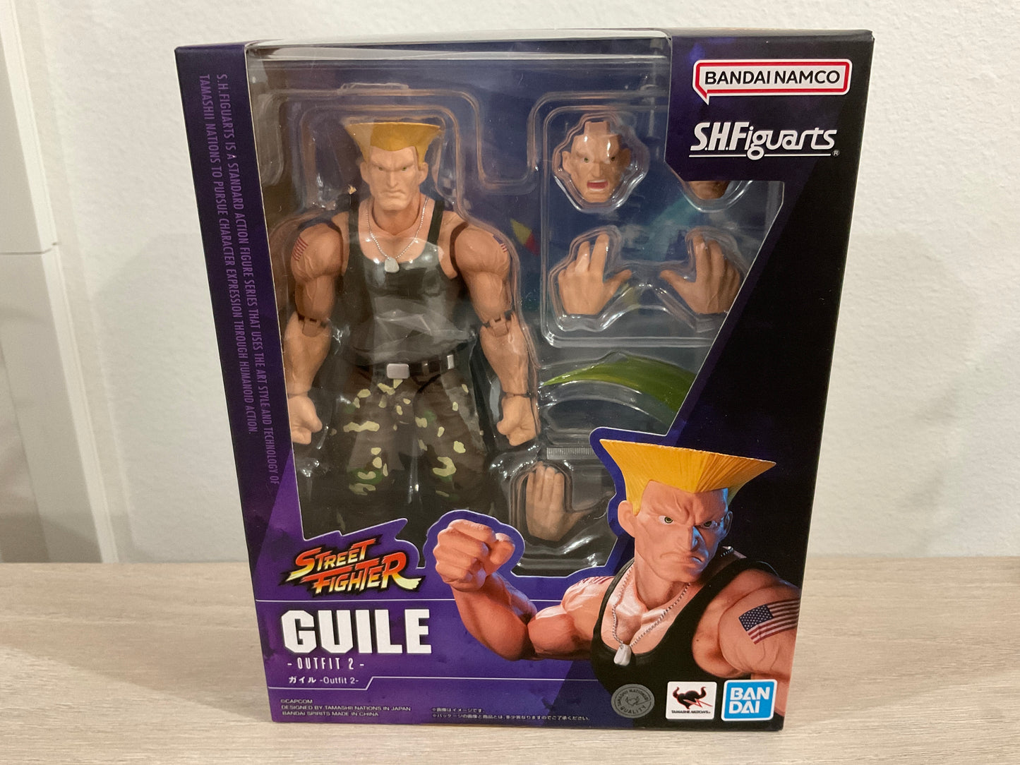 Tamashii Nations S.H.Figuarts Street Fighter Guile Outfit 2 Figure
