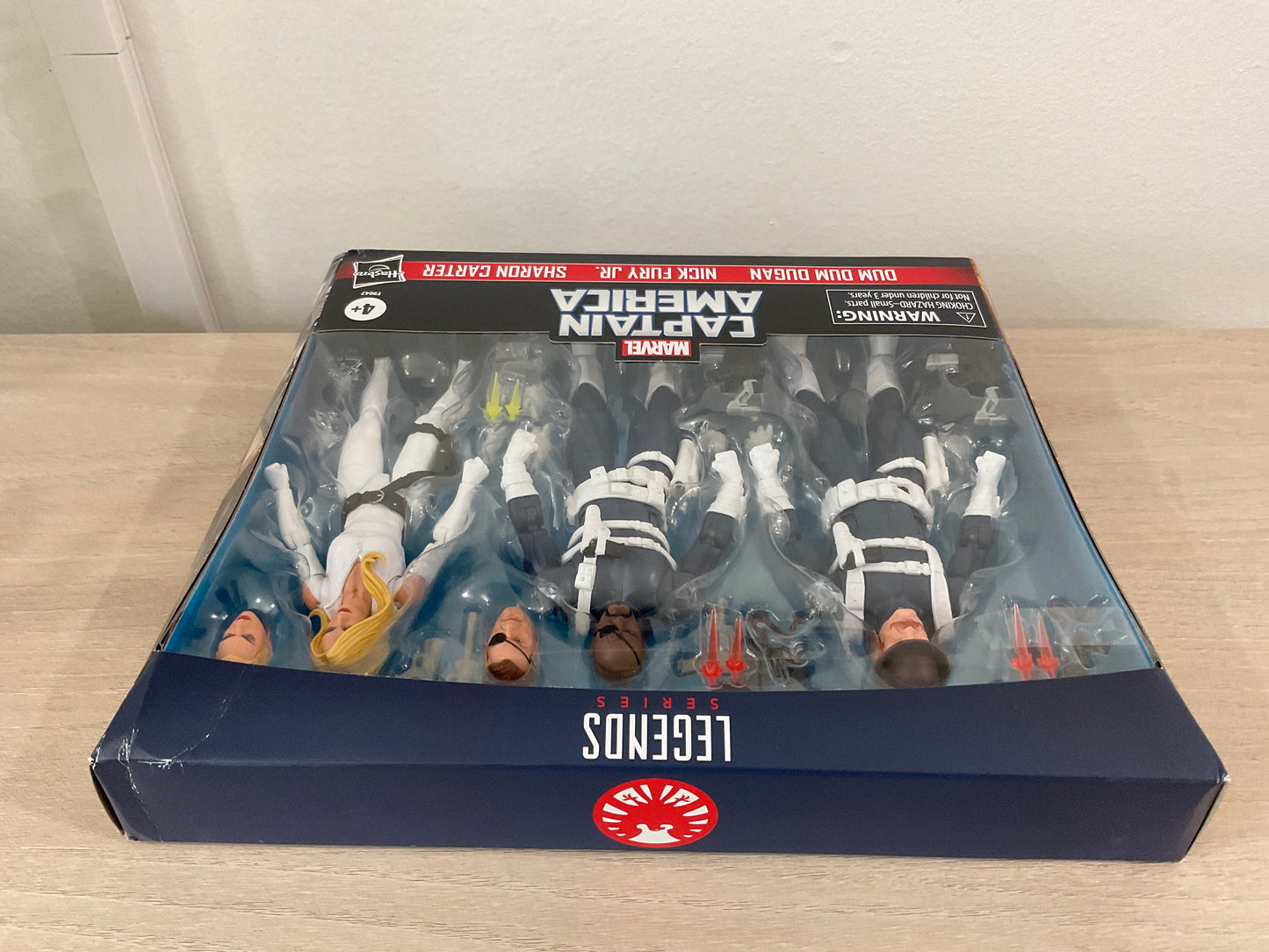 Marvel Legends Series S.H.I.E.L.D. 3-Pack – Dum Dum Dugan, Sharon Carter & Nick Fury Jr. 6" Figures (Damaged Packaging 5)