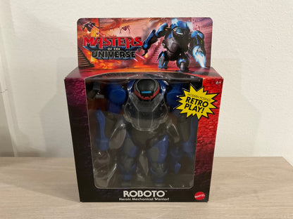 Masters of the Universe 2026 Movie Origins Deluxe Roboto Action Figure – Mechanical Warrior Substandard
