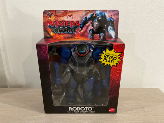 Masters of the Universe 2026 Movie Origins Deluxe Roboto Action Figure – Mechanical Warrior Substandard