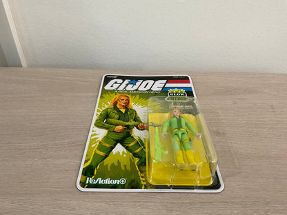 G.I. Joe Super7 ReAction+ Cover Girl (Glow Patrol - Green) 4" Action Figure