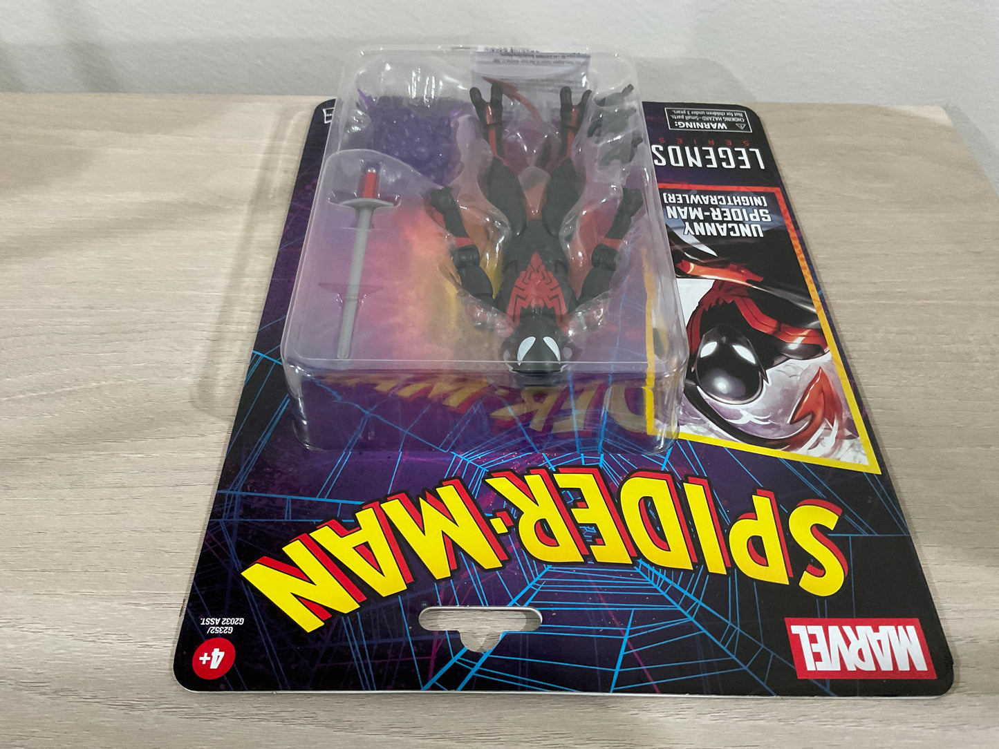 Marvel Legends Uncanny Spider-Man (Nightcrawler) Retro Cardback 6-Inch Action Figure