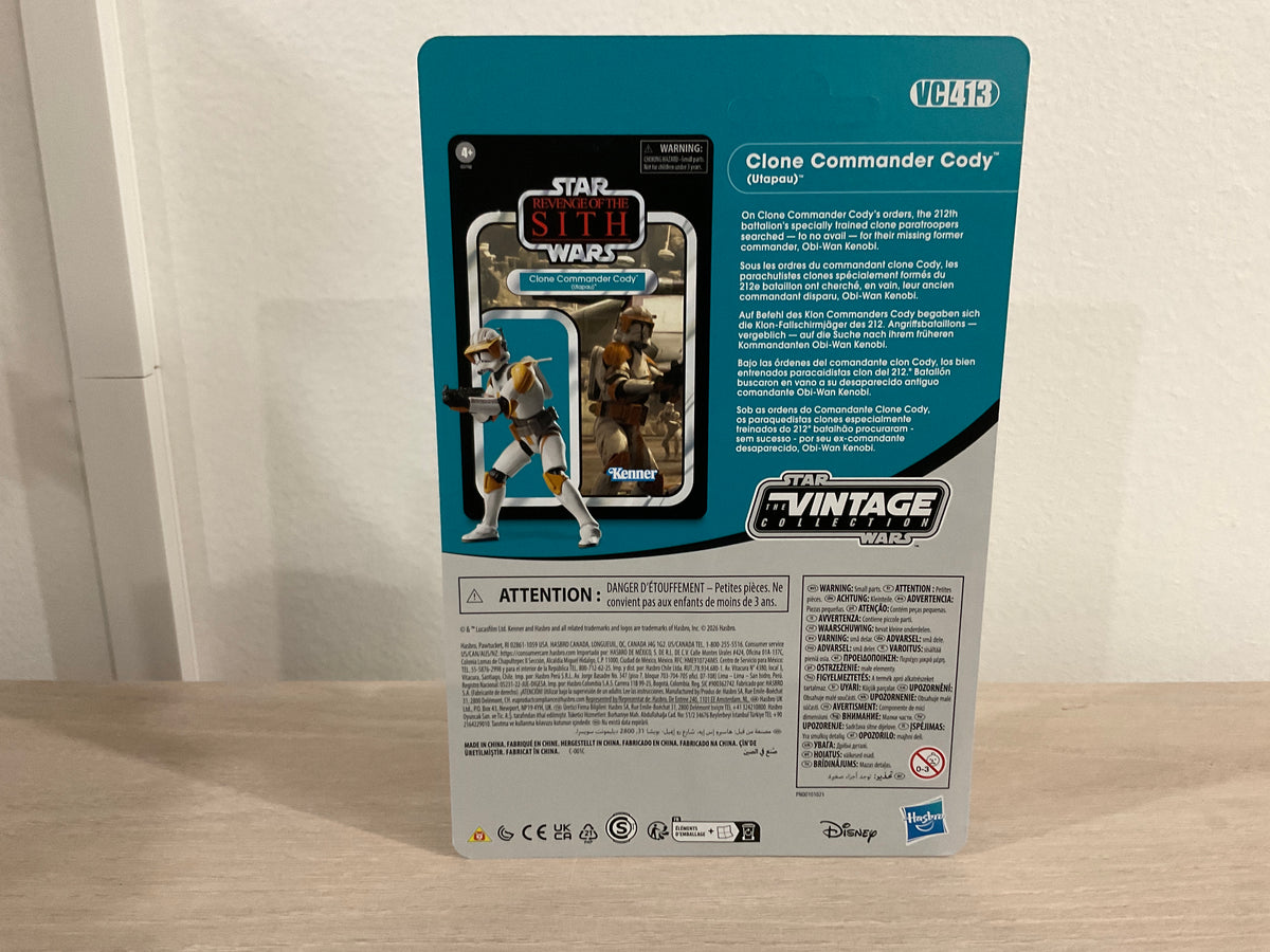 Star Wars The Vintage Collection Clone Commander Cody (Utapau) 3.75" Action Figure