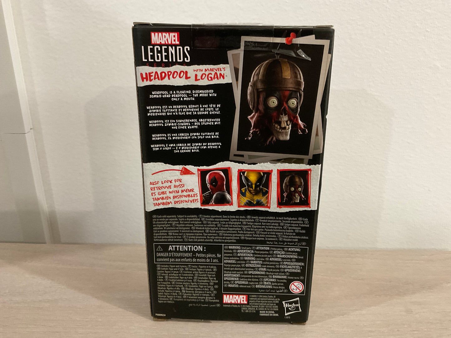 Marvel Legends Series Headpool & Logan – Marvel Studios' Deadpool & Wolverine 6-Inch Action Figure