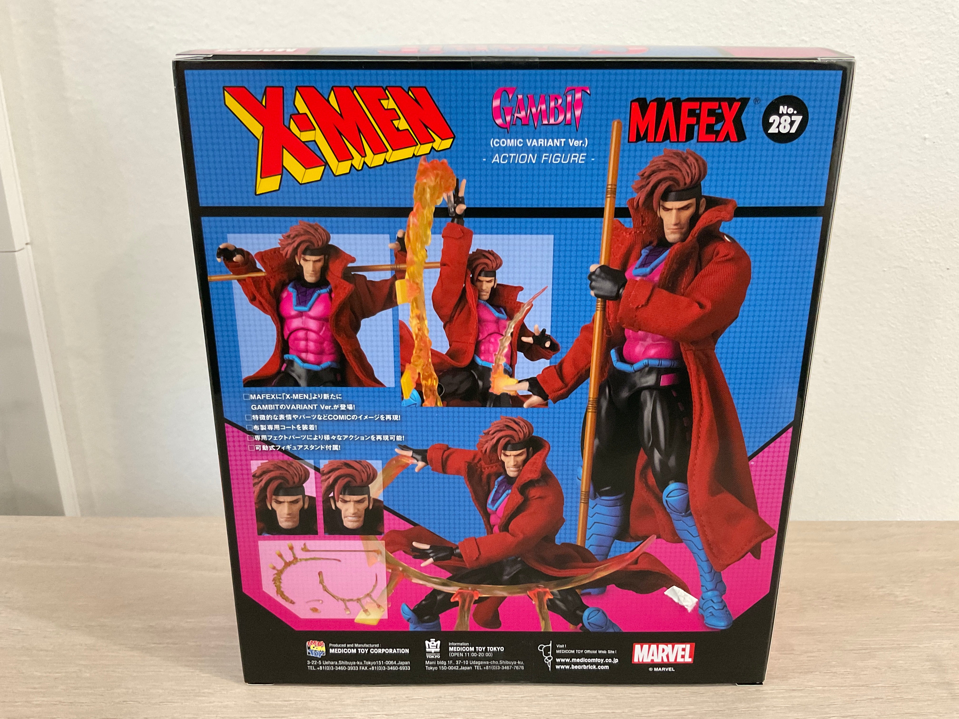 MAFEX Gambit No.287 Comic Variant Reissue X-Men Figure – Mr. J's