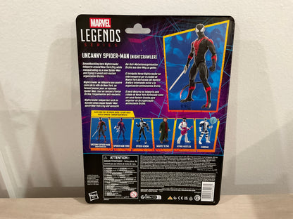 Marvel Legends Uncanny Spider-Man (Nightcrawler) Retro Cardback 6-Inch Action Figure