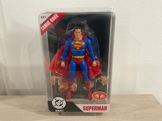 Justice League Superman (Justice #1) Page Punchers Red Platinum Edition 7-Inch Scale Action Figure with Comic Book