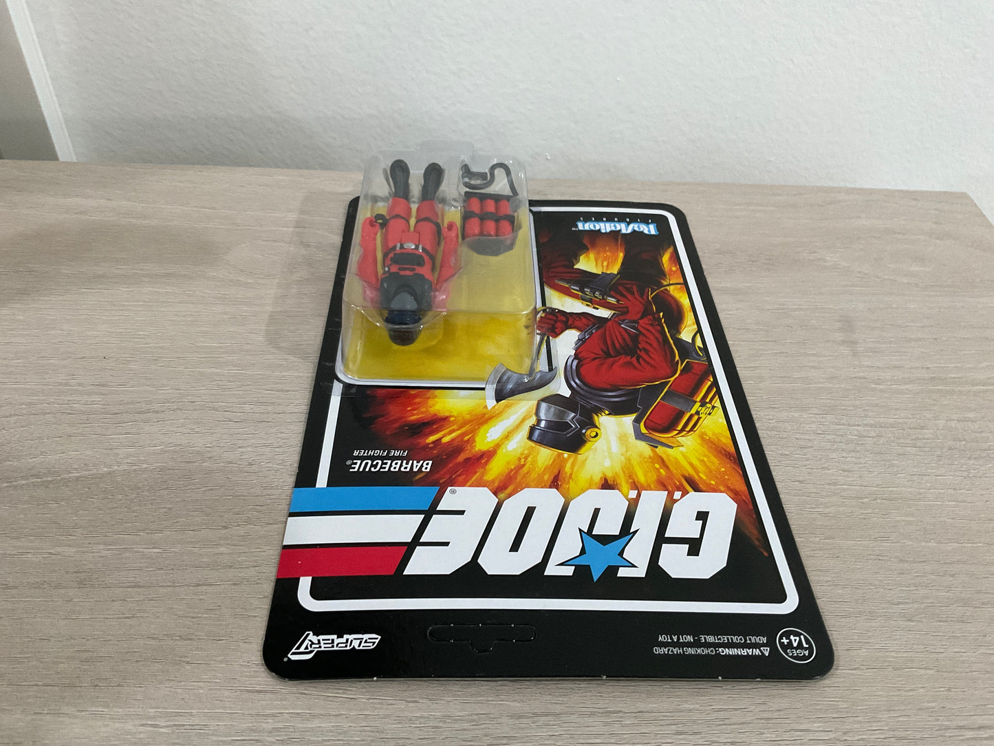 Super7 ReAction G.I. Joe – Barbecue 3.75-Inch Action Figure