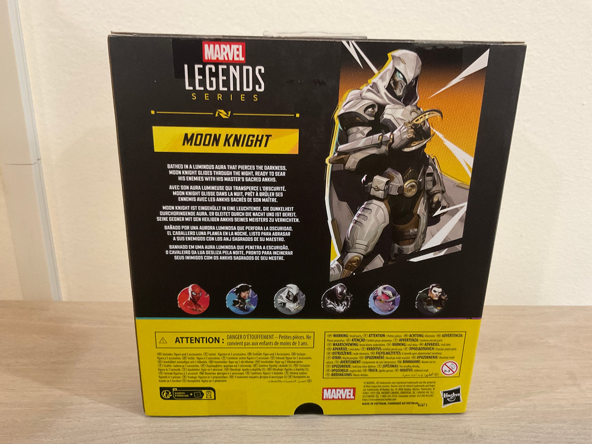 Marvel Legends Series Marvel Rivals Moon Knight 6" Action Figure - Substandard Box 2