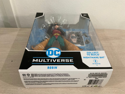 McFarlane DC Multiverse Robin Batman Forever Nightmare Bat BAF 7-Inch Figure (Minor Substandard Card)