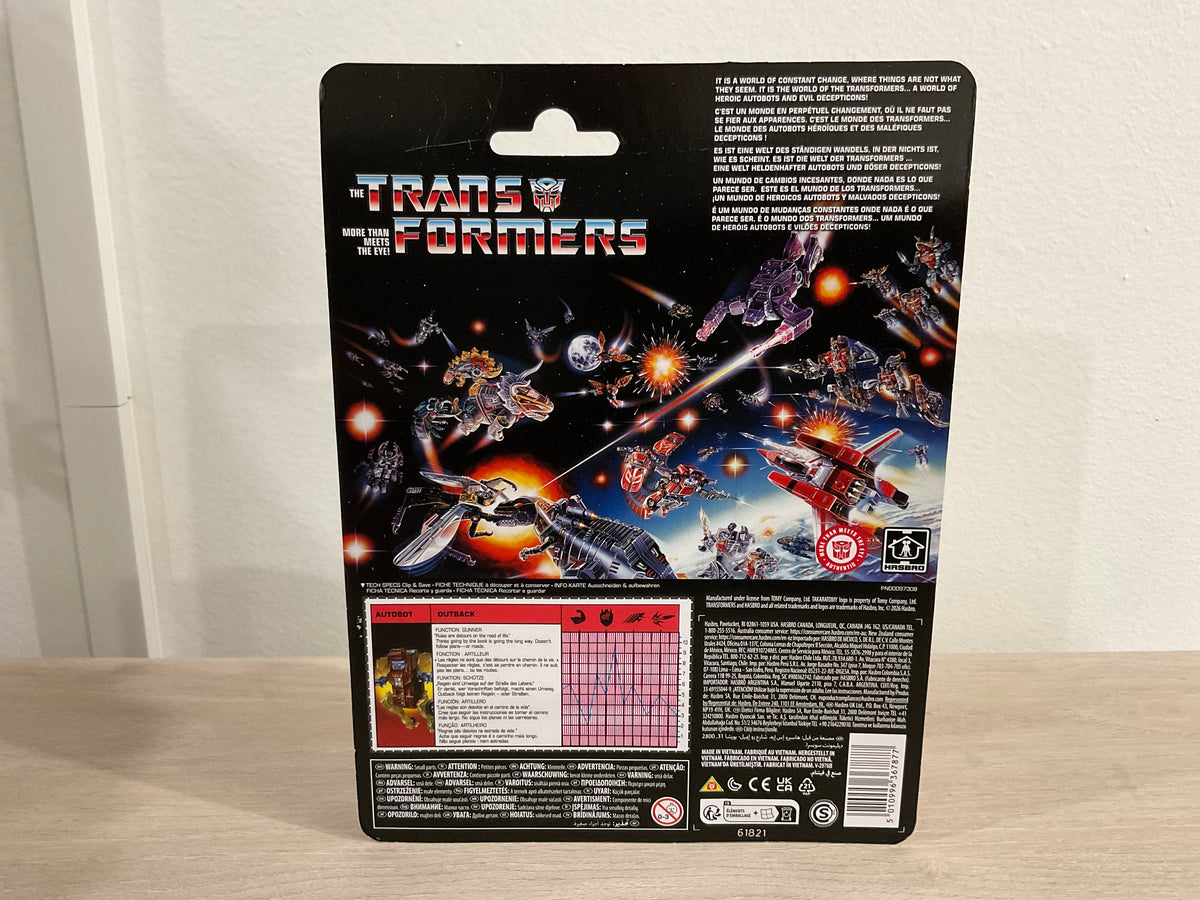 Transformers Retro G1 Autobot Outback 5" Action Figure