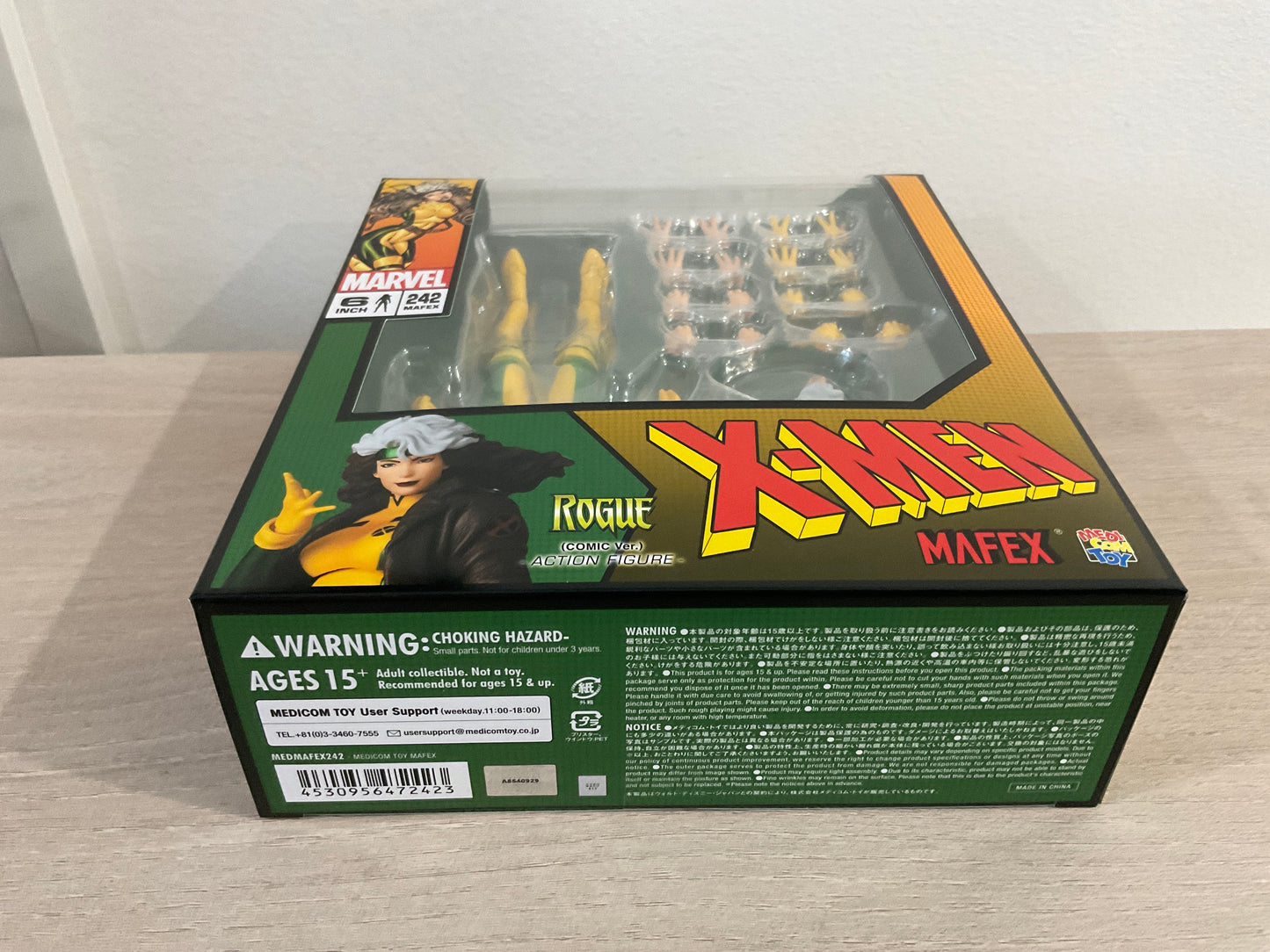 MAFEX No.242 Rogue Comic Version 6-In Action Figure Marvel