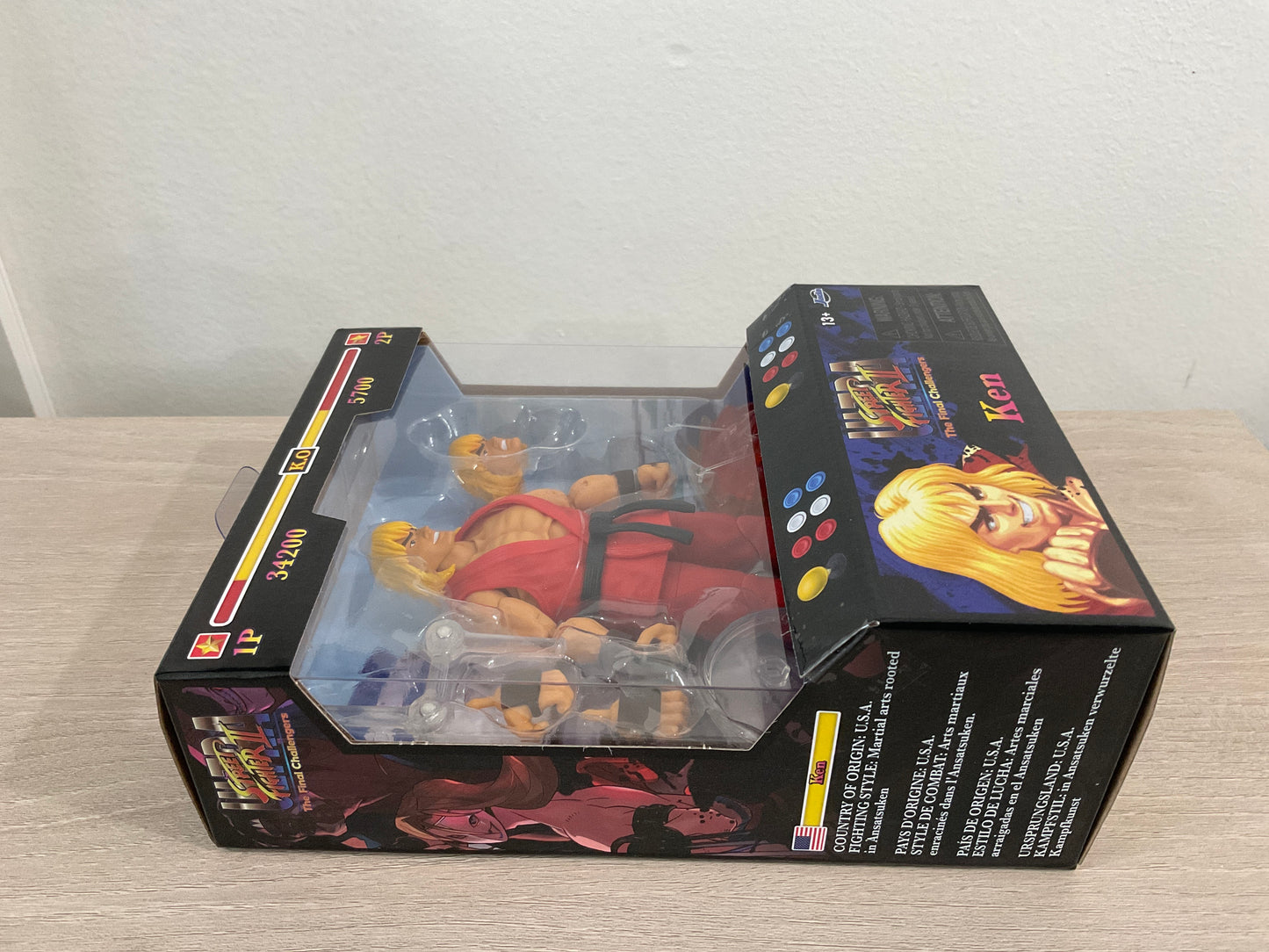 Street Fighter Ken Red Outfit 6-In Action Figure Jada Toys