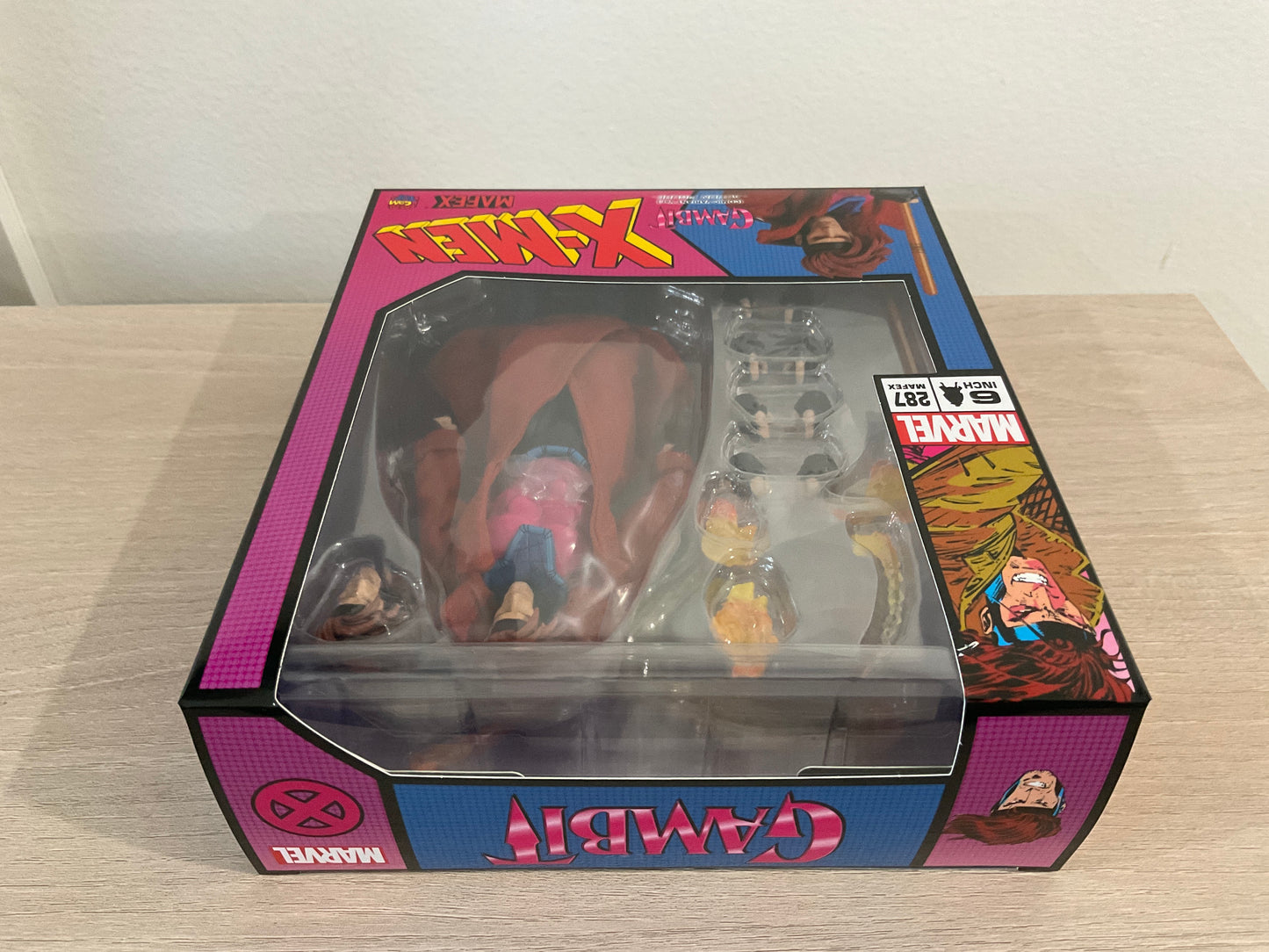 MAFEX No.287 Gambit Comic Variant Reissue X-Men Action Figure